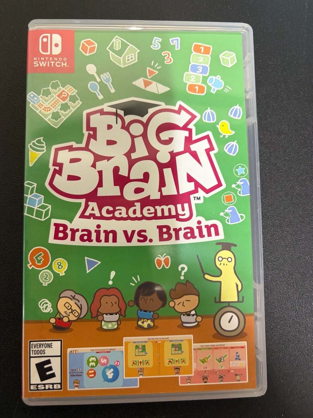 Nintendo Switch Big Brain Academy: Brain vs. Brain Game with Case